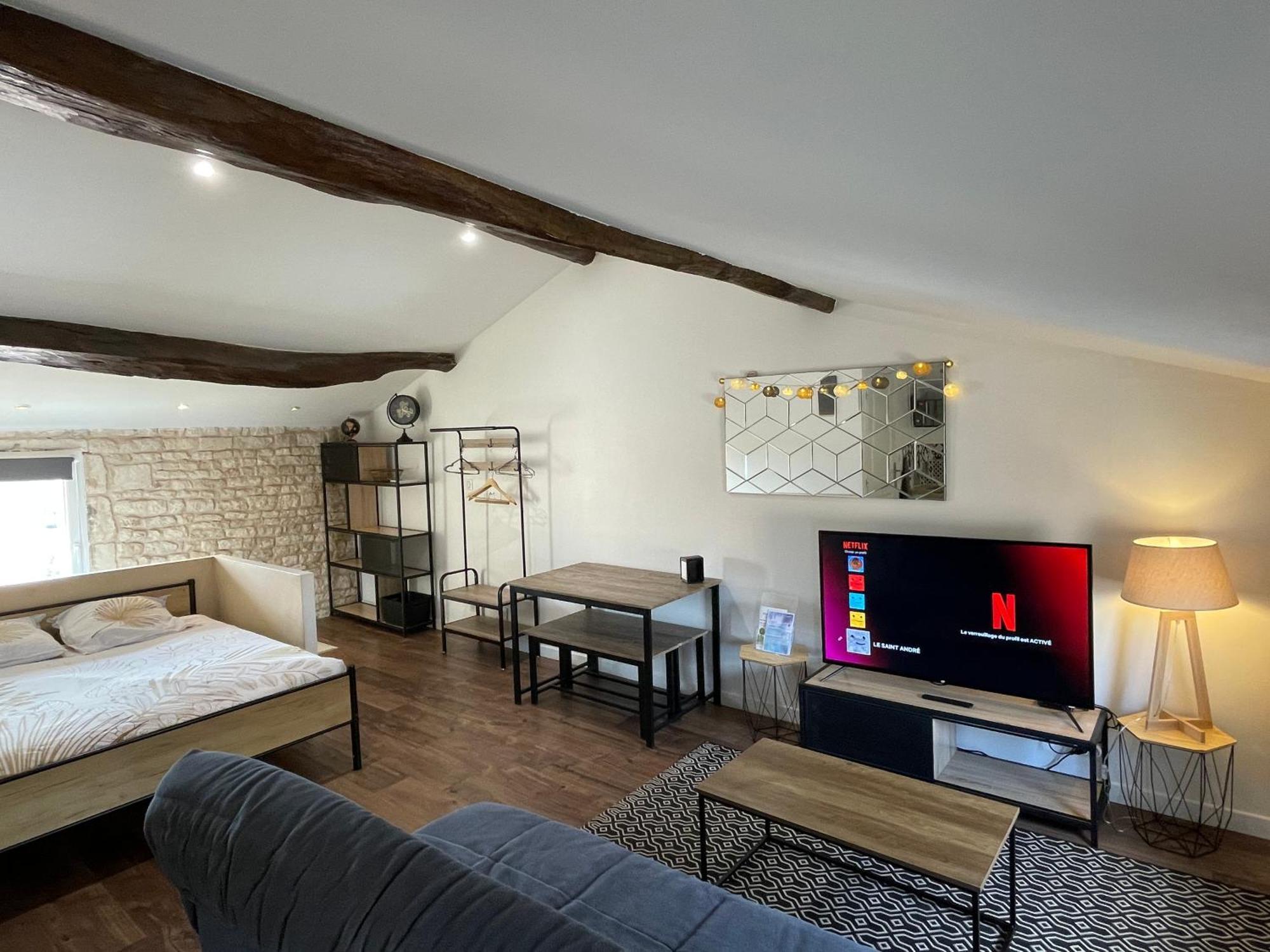 Chez Jean-Yves Et Zoe - Le Saint Andre - Au Calme, Tres Propre, Proche Parkings, Clim Apartment Niort Exterior photo
